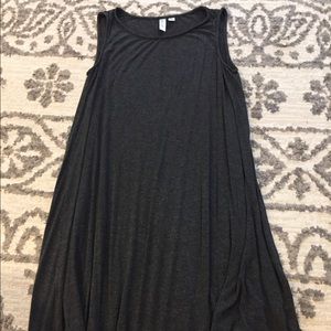 Charcoal Dress flowy